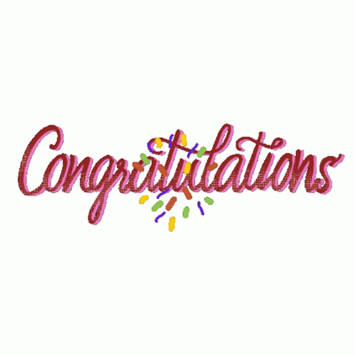 Congratulations